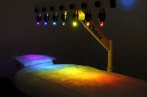 Chromotherapy Crystal Light Bed